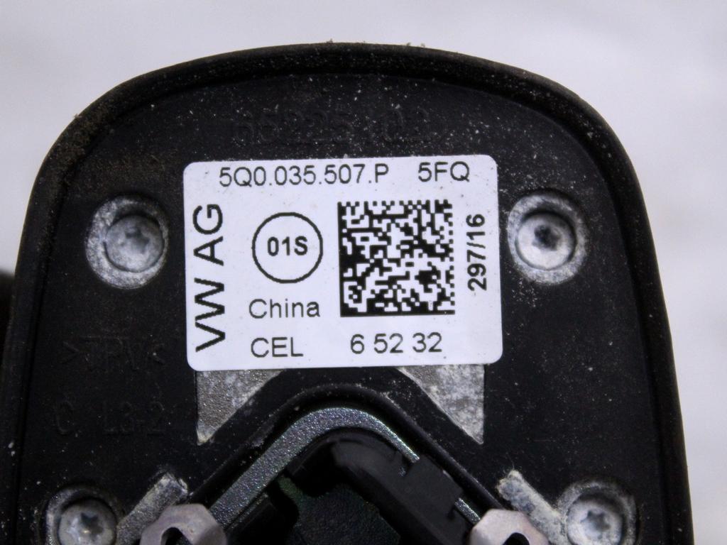 5Q0035507P5FQ PINNA ANTENNA TETTO SISTEMA DI NAVIGAZIONE SATELLITARE VOLKSWAGEN GOLF 7 1.6 D 81KW 5M 5P (2017) RICAMBIO USATO