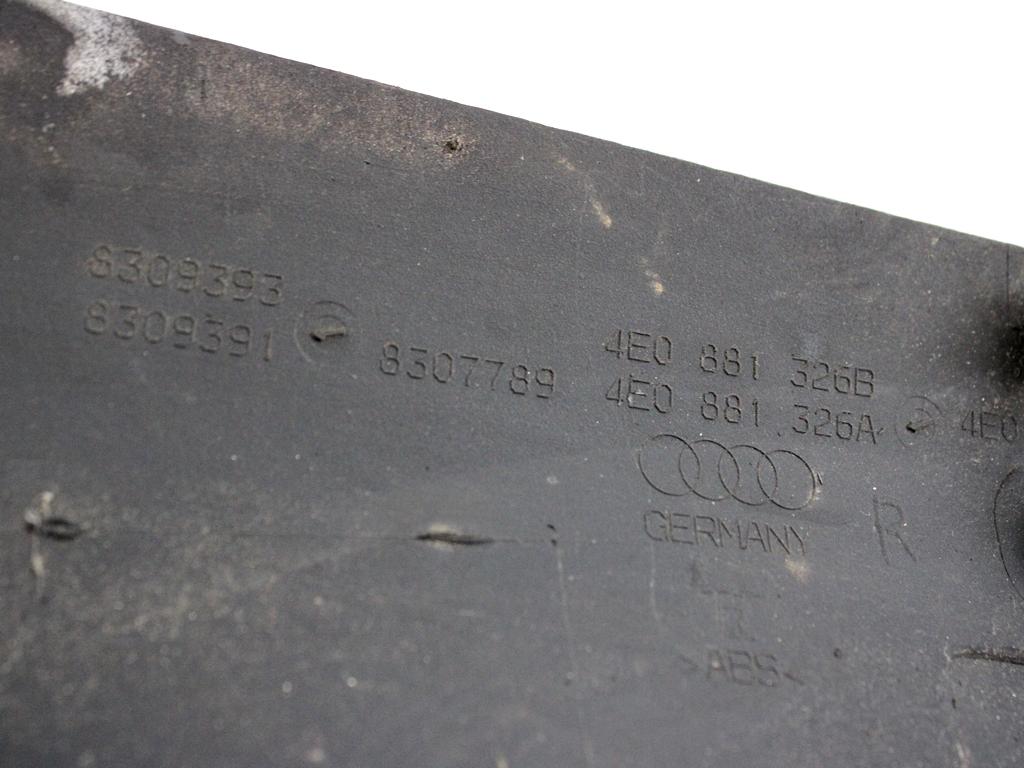 4E0881326B COMANDO SUPERIORE REGOLAZIONE SEDILE ANTERIORE DESTRO AUDI A8 3.0 D 171 KW 4X4 (2005) RICAMBIO USATO
