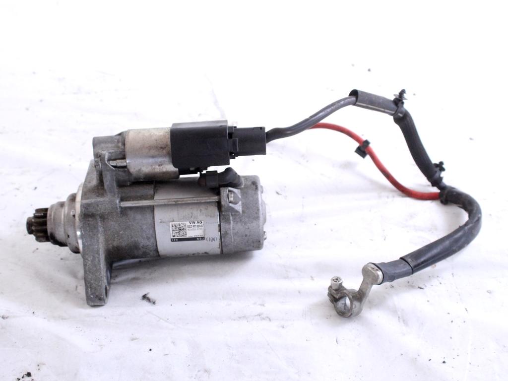 02Z911024B MOTORINO AVVIAMENTO VOLKSWAGEN GOLF 7 1.6 D 81KW 5M 5P (2017) RICAMBIO USATO 438000-0231
