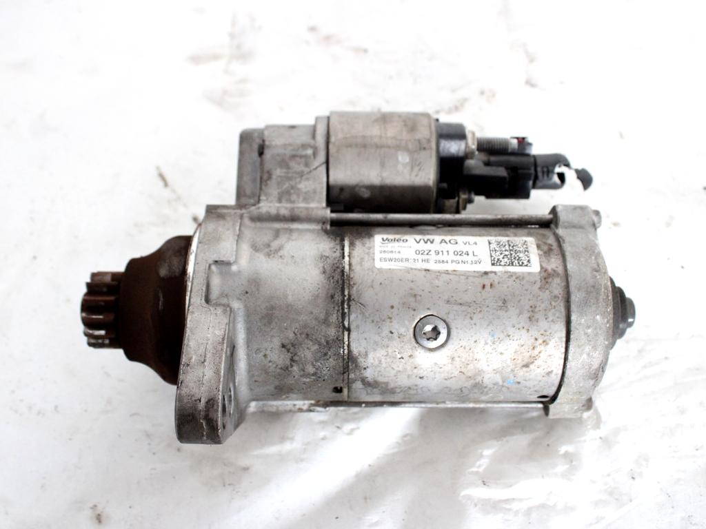 02Z911024L MOTORINO AVVIAMENTO VOLKSWAGEN GOLF 7 1.6 D 81KW 6M 5P (2014) RICAMBIO USATO