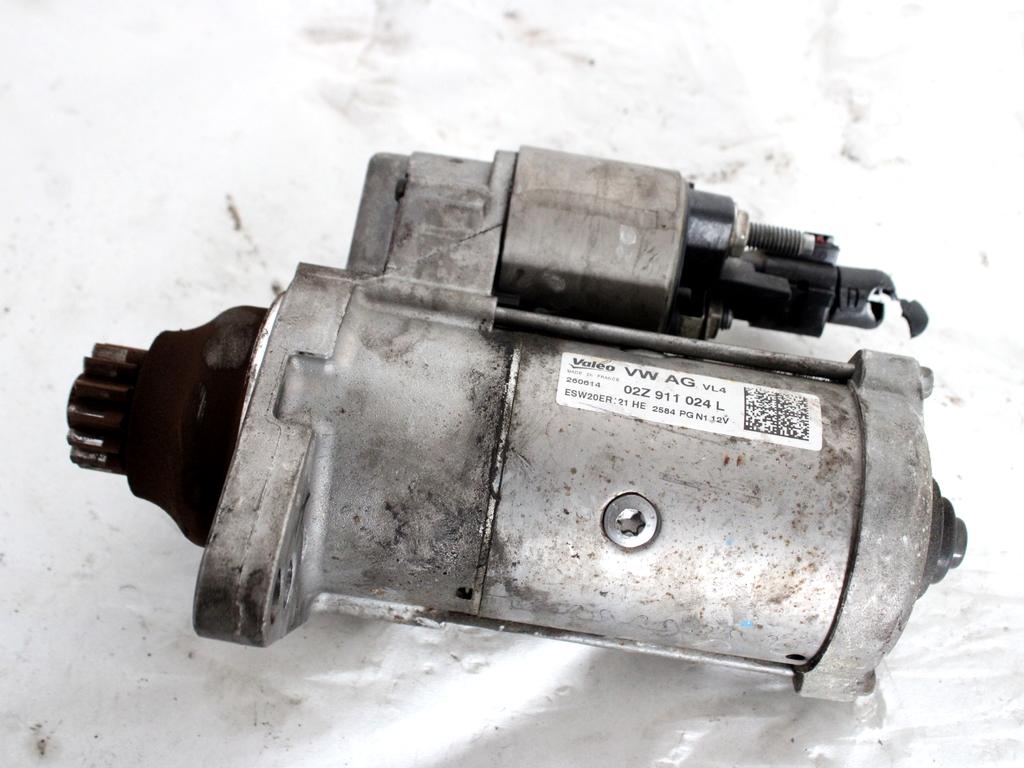 02Z911024L MOTORINO AVVIAMENTO VOLKSWAGEN GOLF 7 1.6 D 81KW 6M 5P (2014) RICAMBIO USATO