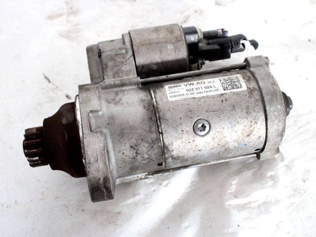 02Z911024L MOTORINO AVVIAMENTO VOLKSWAGEN GOLF 7 1.6 D 81KW 6M 5P (2014) RICAMBIO USATO