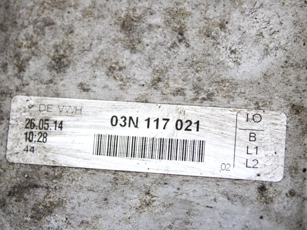 03N117021 RADIATORE OLIO MOTORE VOLKSWAGEN GOLF 7 1.6 D 81KW 6M 5P (2014) RICAMBIO USATO