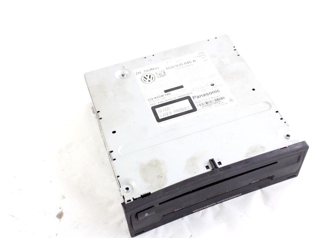 5G0035846A CENTRALINA MULTIMEDIALE SISTEMA DI NAVIGAZIONE SATELLITARE VOLKSWAGEN GOLF 7 1.6 D 81KW 6M 5P (2014) RICAMBIO USATO