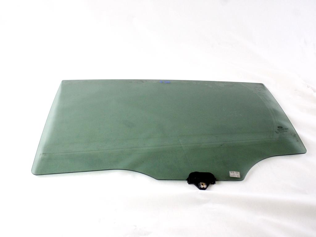 834113U010A VETRO SCENDENTE PORTA POSTERIORE SINISTRA KIA SPORTAGE 1.7 D 85KW 6M 5P (2013) RICAMBIO USATO 