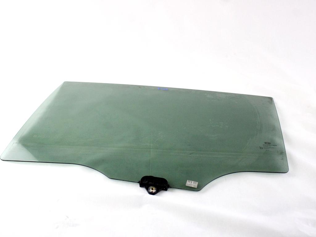 834113U010A VETRO SCENDENTE PORTA POSTERIORE SINISTRA KIA SPORTAGE 1.7 D 85KW 6M 5P (2013) RICAMBIO USATO 