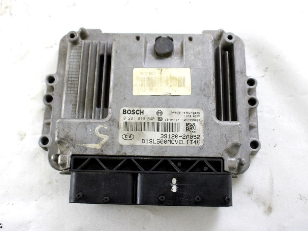 39120-2A052 KIT ACCENSIONE AVVIAMENTO KIA SPORTAGE 1.7 D 85KW 6M 5P (2013) RICAMBIO USATO CON CENTRALINA MOTORE, BLOCCETTI ACCENSIONE APERTURA COIN CHIAVE 91950-3W030 95400-3U131 94003-3U015 0281019640
