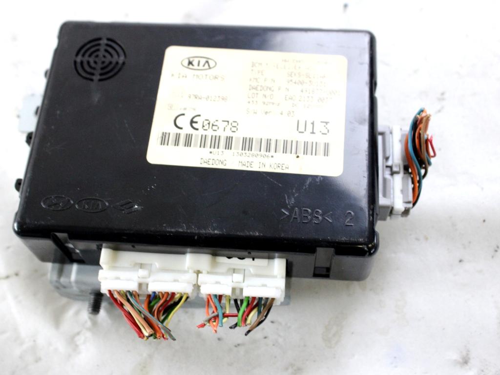 39120-2A052 KIT ACCENSIONE AVVIAMENTO KIA SPORTAGE 1.7 D 85KW 6M 5P (2013) RICAMBIO USATO CON CENTRALINA MOTORE, BLOCCETTI ACCENSIONE APERTURA COIN CHIAVE 91950-3W030 95400-3U131 94003-3U015 0281019640