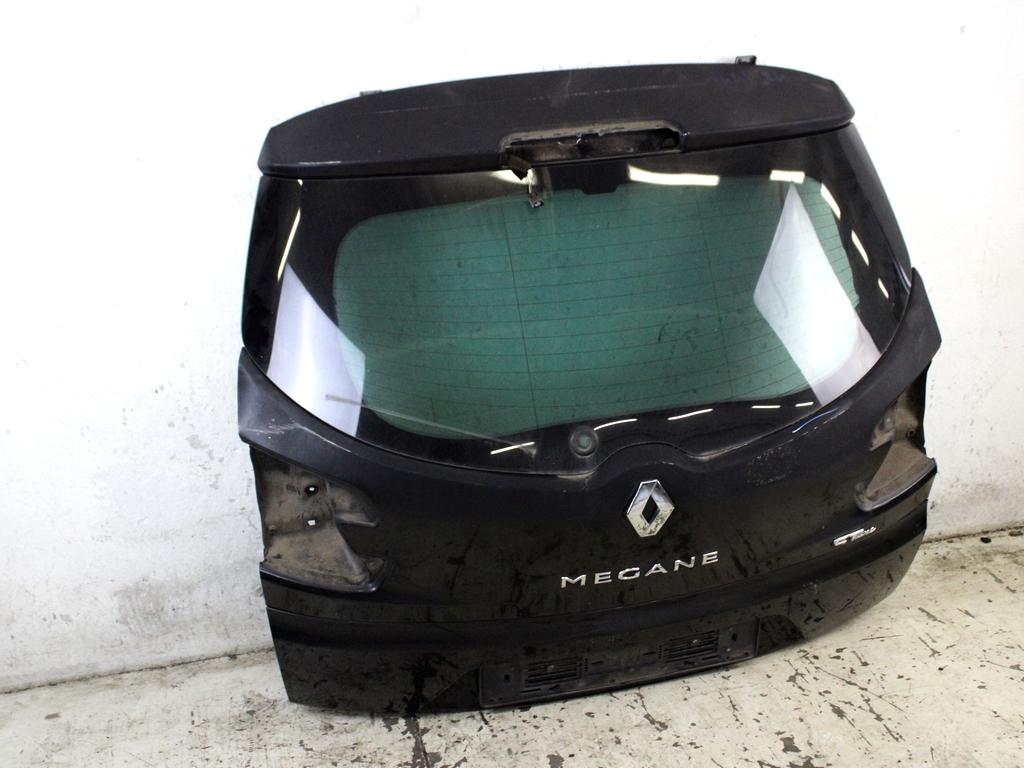 901008394R PORTELLONE COFANO POSTERIORE BAULE RENAULT MEGANE SW 1.5 D 81KW 6M 5P (2012) RICAMBIO USATO CON LUNOTTO LEGGERMENTE GRAFFIATO