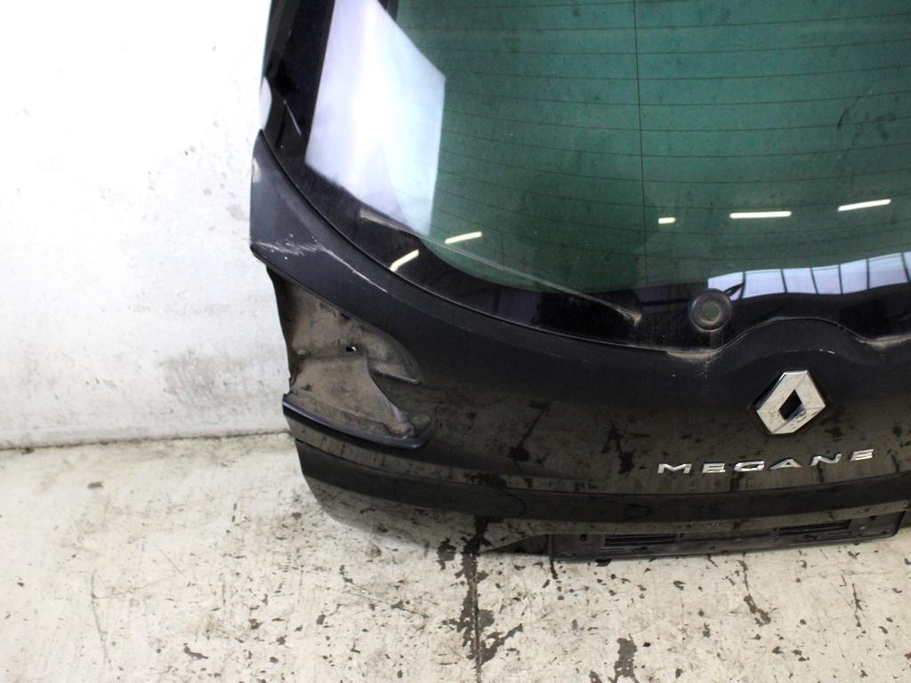 901008394R PORTELLONE COFANO POSTERIORE BAULE RENAULT MEGANE SW 1.5 D 81KW 6M 5P (2012) RICAMBIO USATO CON LUNOTTO LEGGERMENTE GRAFFIATO