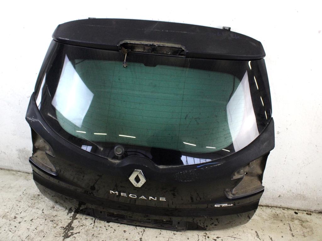 901008394R PORTELLONE COFANO POSTERIORE BAULE RENAULT MEGANE SW 1.5 D 81KW 6M 5P (2012) RICAMBIO USATO CON LUNOTTO LEGGERMENTE GRAFFIATO