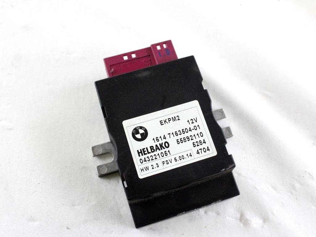 16147163504 CENTRALINA POMPA CARBURANTE BMW SERIE 1 118 D E87 2.0 D 90KW 6M 5P (2004) RICAMBIO USATO 