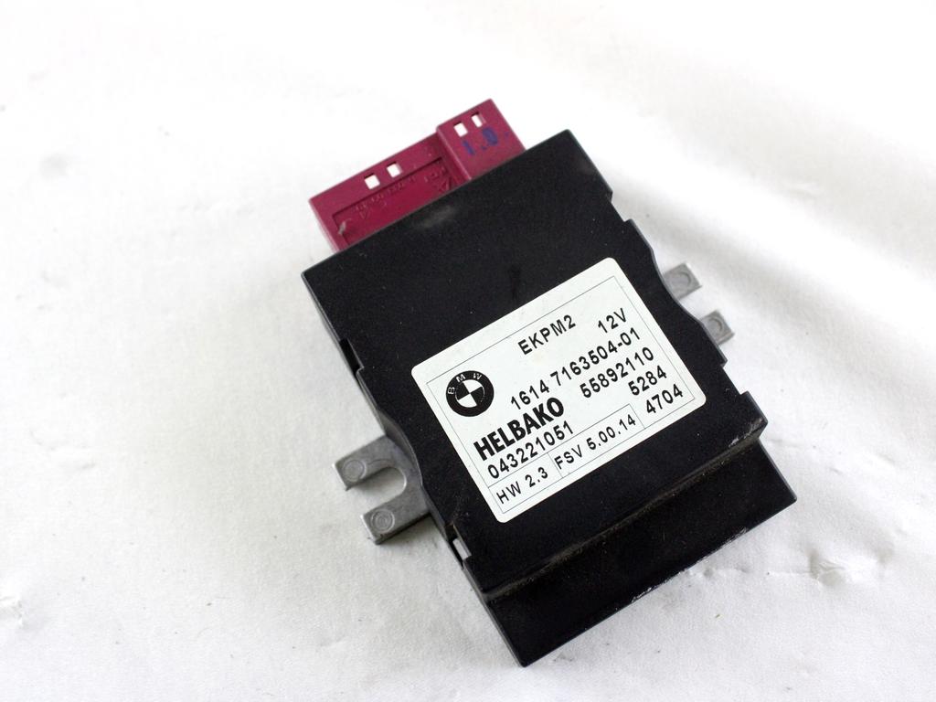 16147163504 CENTRALINA POMPA CARBURANTE BMW SERIE 1 118 D E87 2.0 D 90KW 6M 5P (2004) RICAMBIO USATO 