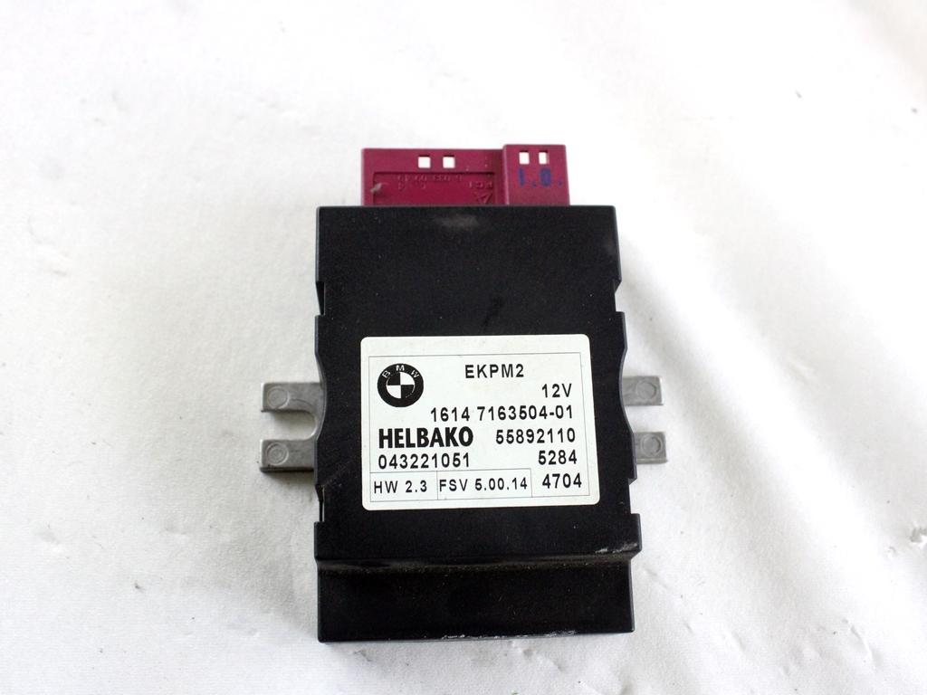 16147163504 CENTRALINA POMPA CARBURANTE BMW SERIE 1 118 D E87 2.0 D 90KW 6M 5P (2004) RICAMBIO USATO 