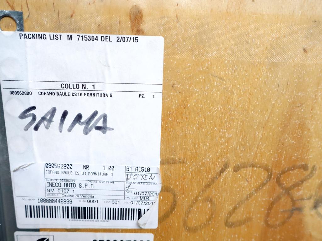 80562800 PORTELLONE COFANO POSTERIORE BAULE MASERATI GRANTURISMO 4.2 (2007) RICAMBIO NUOVO 80085700
