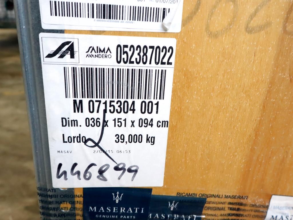 80562800 PORTELLONE COFANO POSTERIORE BAULE MASERATI GRANTURISMO 4.2 (2007) RICAMBIO NUOVO 80085700