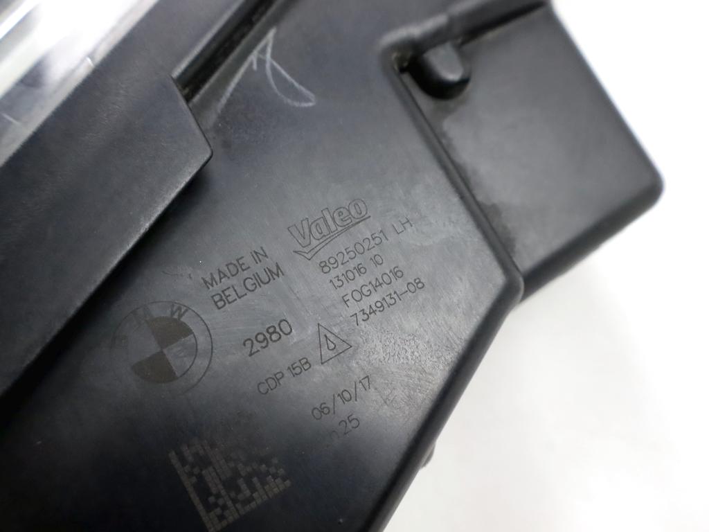 63177349131 FARO FANALE PROIETTORE FENDINEBBIA ANTERIORE LATO SINISTRO BMW SERIE 5 G30 520D (2017) RICAMBIO USATO