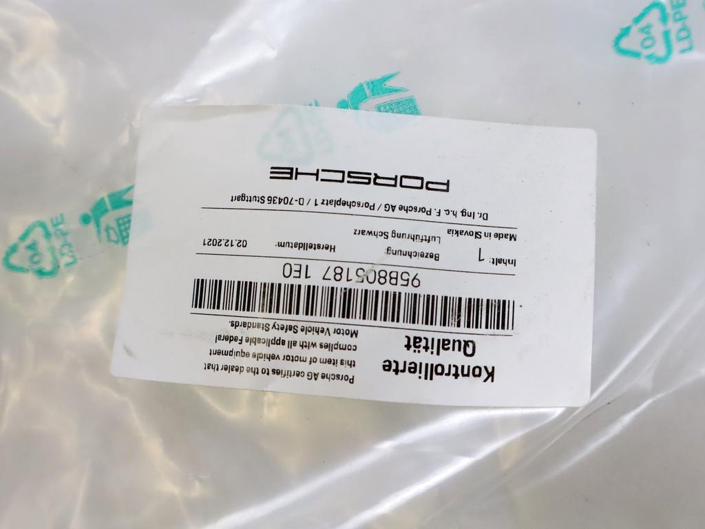 95B805187 RIVESTIMENTO INTERNO CONVOGLIATORE ARIA PARAURTI ANTERIORE PORSCHE MACAN FACELIFT 95B (2019) RICAMBIO USATO
