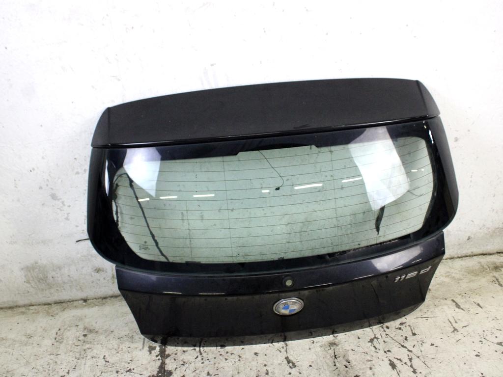 41627133898 PORTELLONE COFANO POSTERIORE BAULE BMW SERIE 1 118 D E87 2.0 D 90KW 6M 5P (2004) RICAMBIO USATO CON LUNOTTO TERMICO
