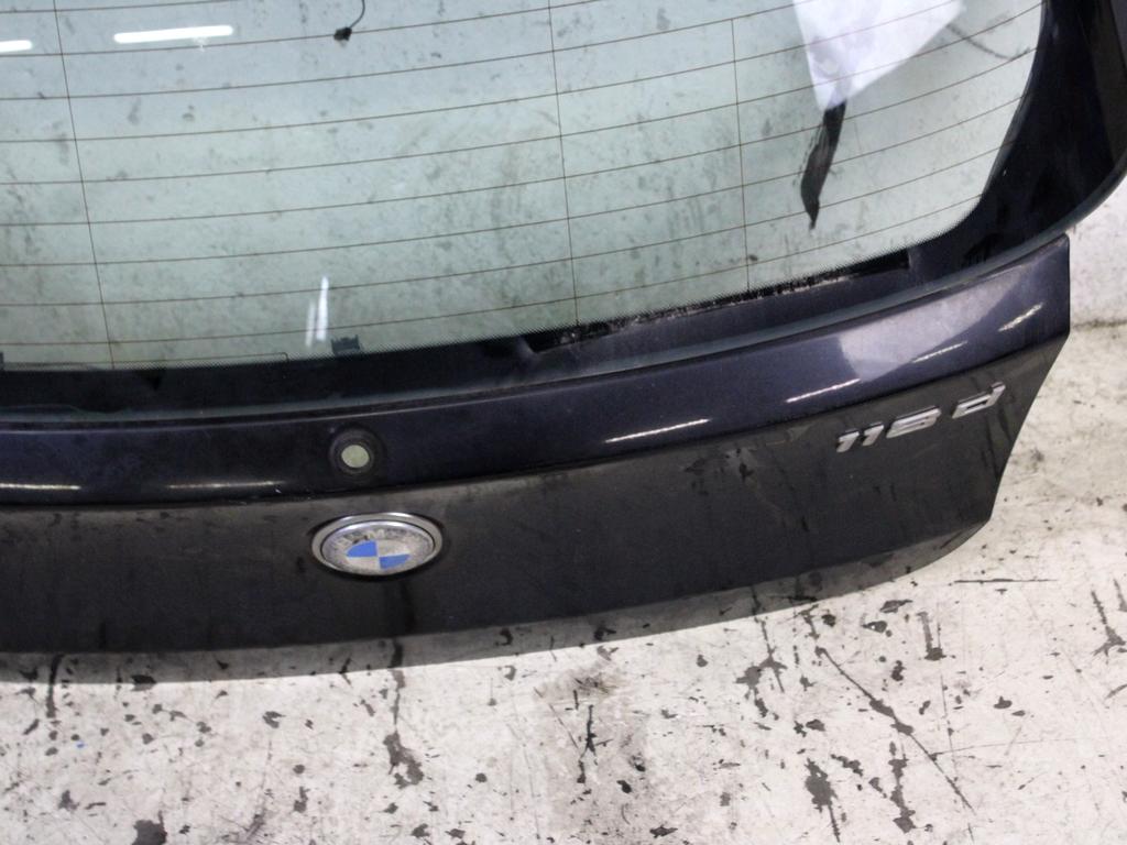41627133898 PORTELLONE COFANO POSTERIORE BAULE BMW SERIE 1 118 D E87 2.0 D 90KW 6M 5P (2004) RICAMBIO USATO CON LUNOTTO TERMICO