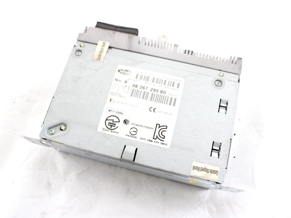 9806729580 AUTORADIO CON SISTEMA DI NAVIGAZIONE SATELLITARE PEUGEOT 208 1.4 D 50KW 5M 5P (2014) RICAMBIO USATO (NON FORNIAMO CODICE AUTORADIO, MA SOLO NUMERO DI TELAIO VEICOLO)