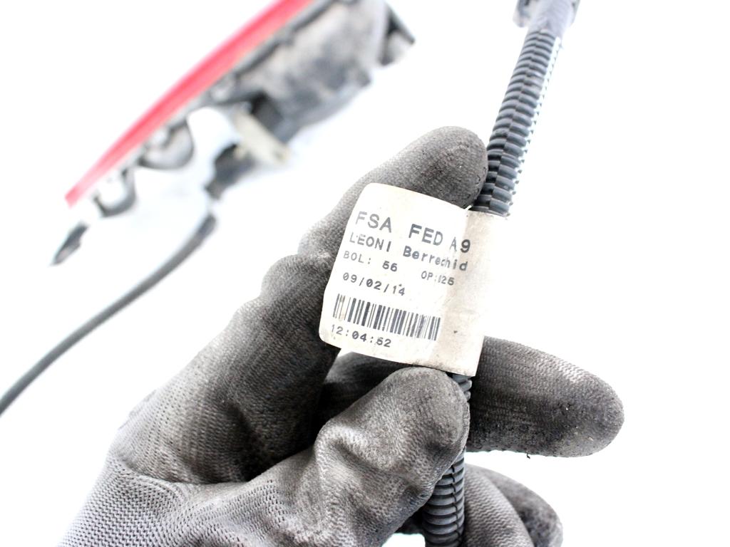 9674308980 FARO FANALINO RETRONEBBIA POSTERIORE PEUGEOT 208 1.4 D 50KW 5M 5P (2014) RICAMBIO USATO