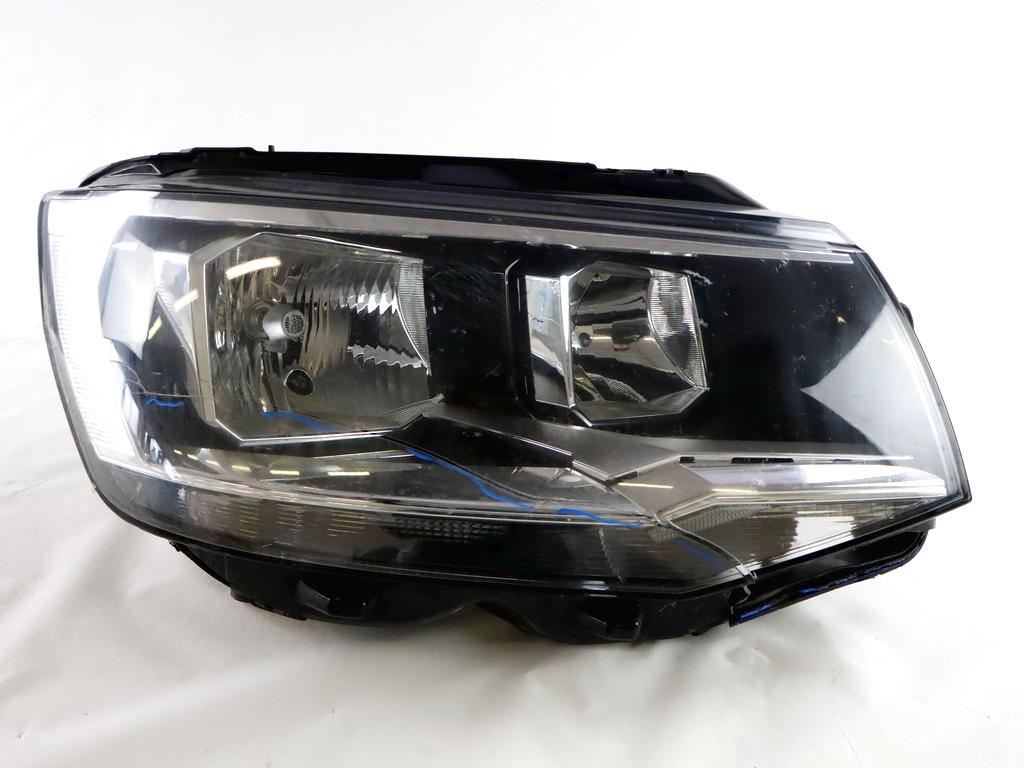 7E1941006A FARO FANALE ANTERIORE DESTRO VOLKSWAGEN TRANSPORTER T6 2.0 TDI RICAMBIO USATO LENTE TRASPARENTE E RETRO DANNEGGIATI