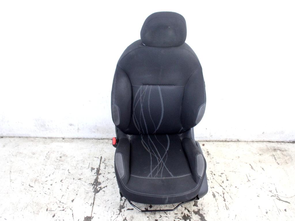 1608319980 SEDILE ANTERIORE SINISTRO GUIDATORE PEUGEOT 208 1.4 D 50KW 5M 5P (2014) RICAMBIO USATO