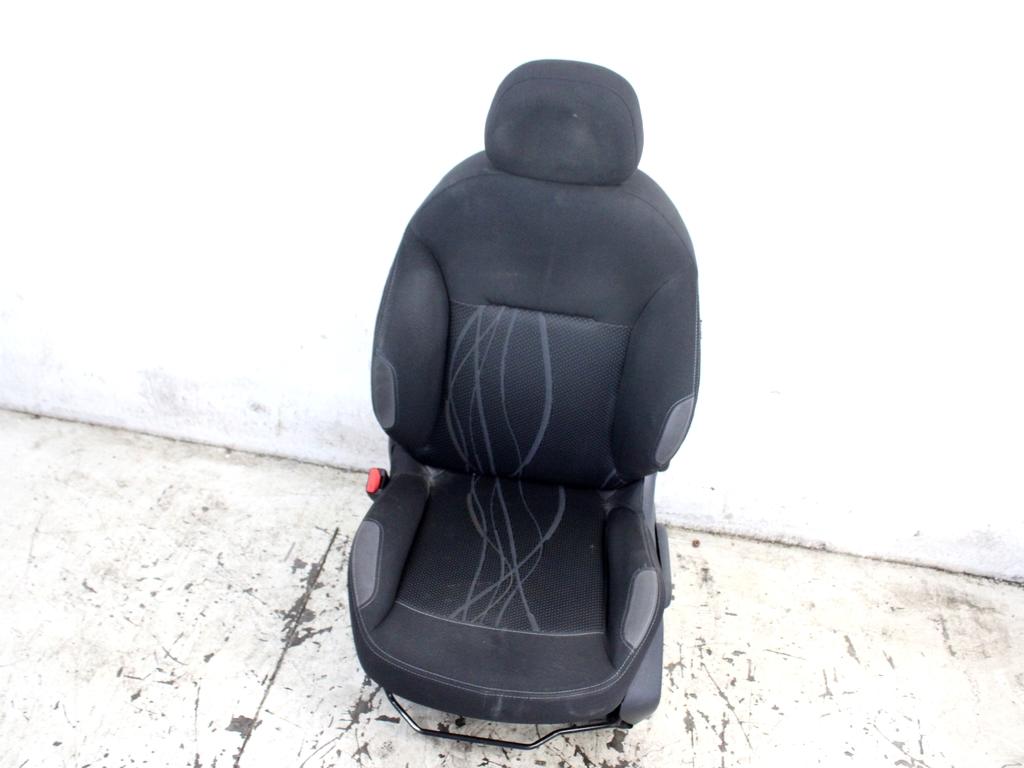 1608319980 SEDILE ANTERIORE SINISTRO GUIDATORE PEUGEOT 208 1.4 D 50KW 5M 5P (2014) RICAMBIO USATO