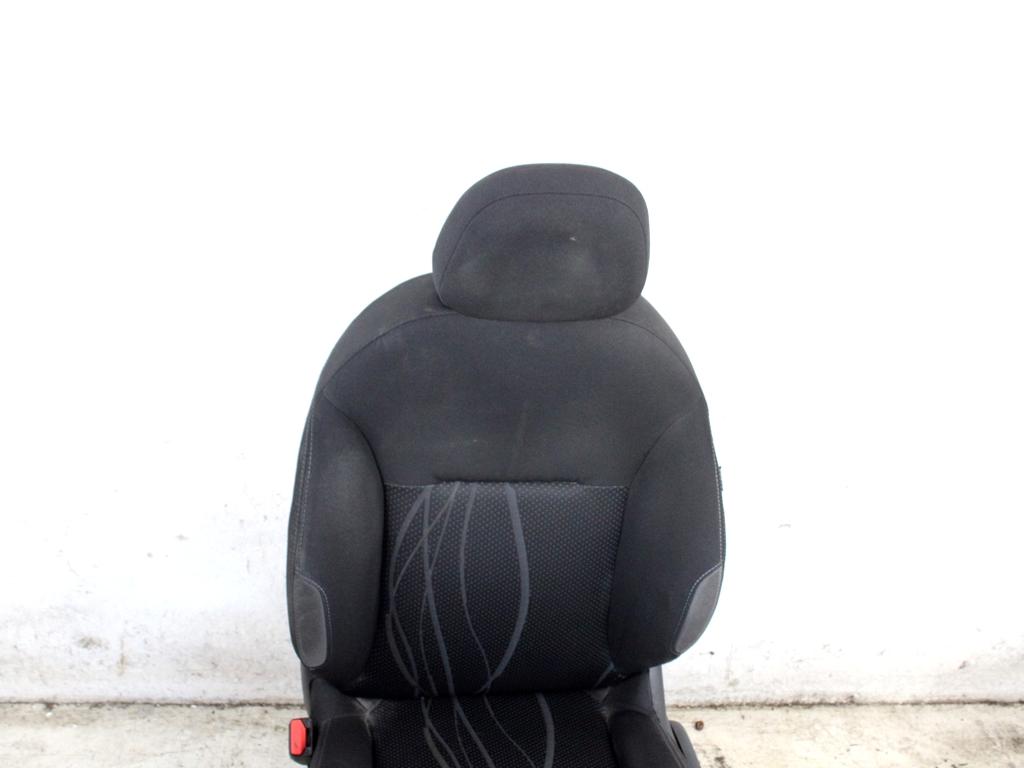 1608319980 SEDILE ANTERIORE SINISTRO GUIDATORE PEUGEOT 208 1.4 D 50KW 5M 5P (2014) RICAMBIO USATO