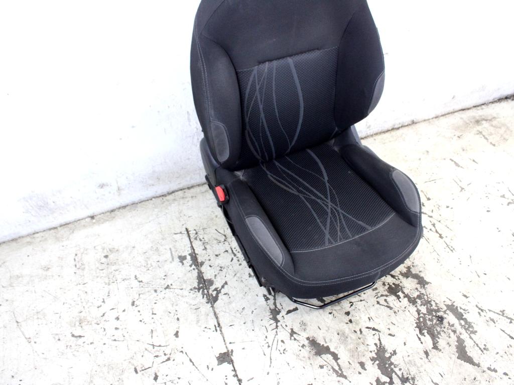 1608319980 SEDILE ANTERIORE SINISTRO GUIDATORE PEUGEOT 208 1.4 D 50KW 5M 5P (2014) RICAMBIO USATO