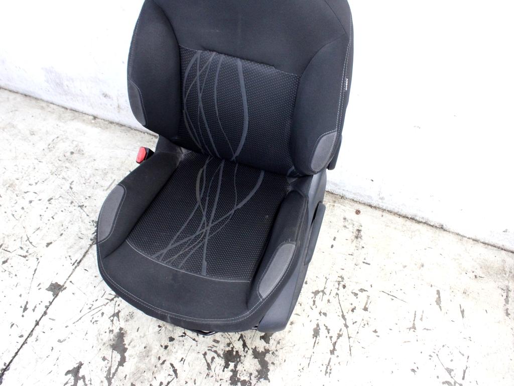 1608319980 SEDILE ANTERIORE SINISTRO GUIDATORE PEUGEOT 208 1.4 D 50KW 5M 5P (2014) RICAMBIO USATO