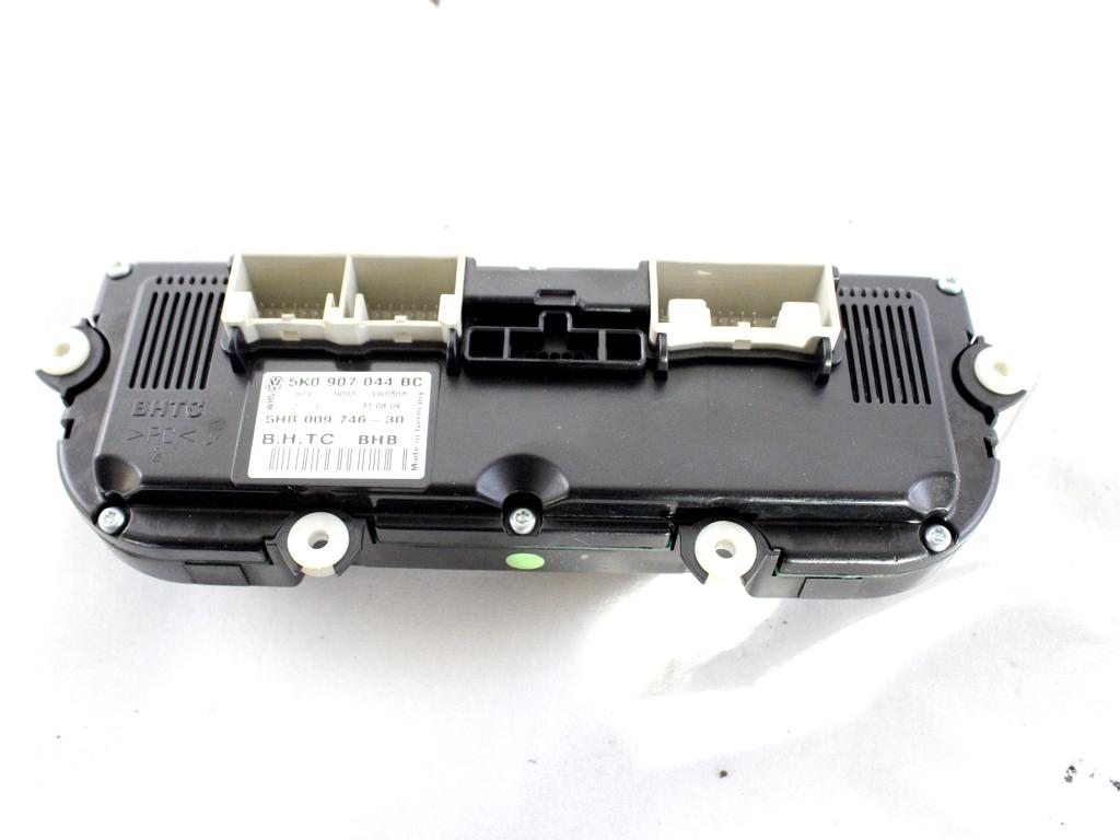 5K0907044BC CENTRALINA GRUPPO DI COMANDO CLIMATIZZATORE CLIMA A/C AUTOMATICO VOLKSWAGEN GOLF PLUS 1.4 B 90KW 6M 5P (2009) RICAMBIO USATO