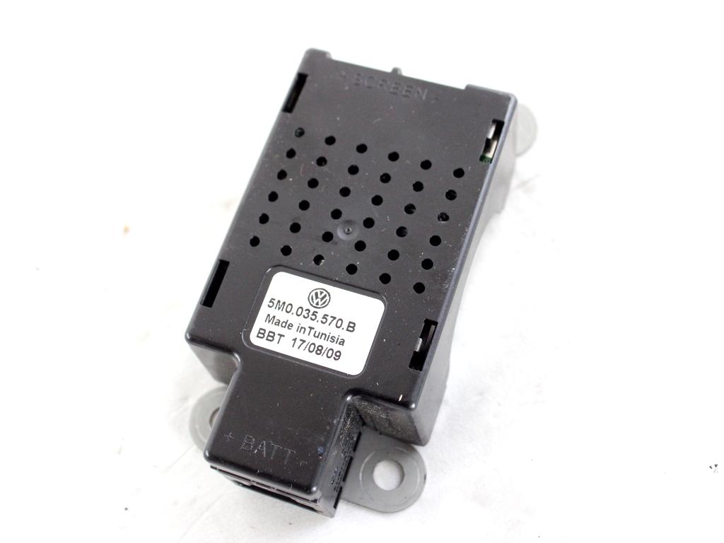 5M0035570B CENTRALINA AMPLIFICATORE ANTENNA VOLKSWAGEN GOLF PLUS 1.4 B 90KW 6M 5P (2009) RICAMBIO USATO