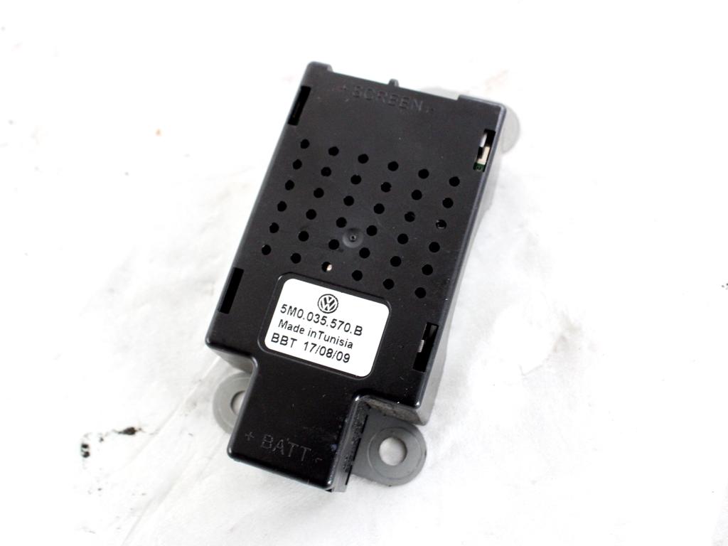 5M0035570B CENTRALINA AMPLIFICATORE ANTENNA VOLKSWAGEN GOLF PLUS 1.4 B 90KW 6M 5P (2009) RICAMBIO USATO