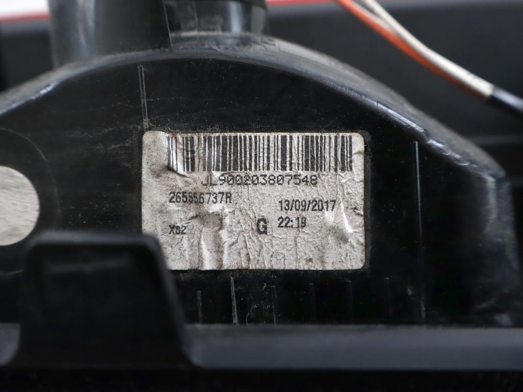 265556737R FARO FANALE POSTERIORE SINISTRO RENAULT TRAFIC 1.6 DCI RICAMBIO USATO