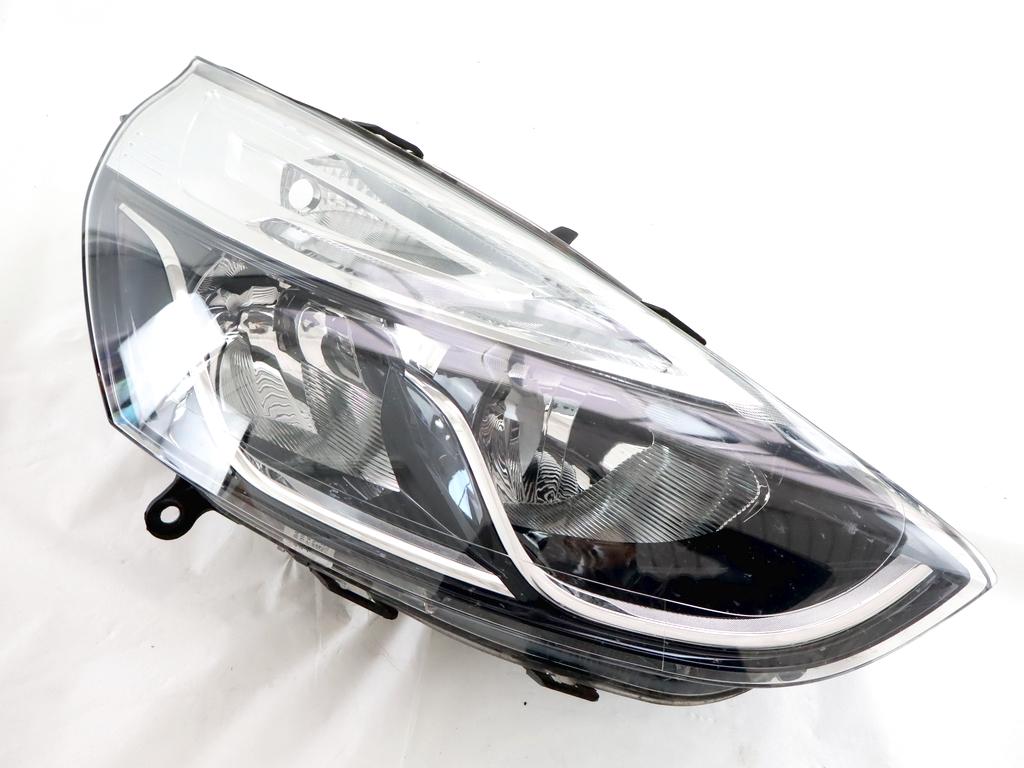 260100653R FARO FANALE ANTERIORE DESTRO RENAULT NEW CLIO 1.2 B 54KW 5M 5P (2018) RICAMBIO USATO SUPPORTI DANNETGGIATI