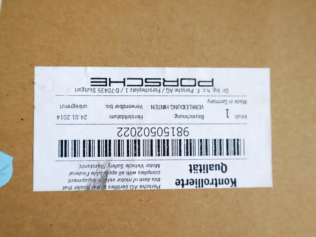98150551100 MODANATURA PARAURTI POSTERIORE LATO SINISTRO PORSCHE BOXTER 2.7 B (2013) RICAMBIO USATO