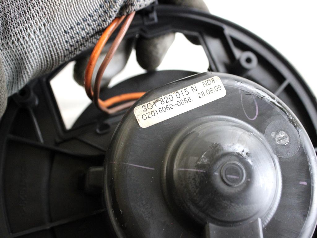 3C1820015N MOTORINO VENTOLA VENTILAZIONE ABITACOLO VOLKSWAGEN GOLF PLUS 1.4 B 90KW 6M 5P (2009) RICAMBIO USATO