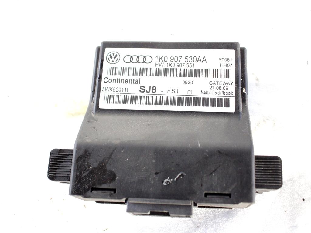 1K0907530AA CENTRALINA GATEWAY VOLKSWAGEN GOLF PLUS 1.4 B 90KW 6M 5P (2009) RICAMBIO USATO