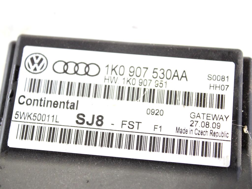 1K0907530AA CENTRALINA GATEWAY VOLKSWAGEN GOLF PLUS 1.4 B 90KW 6M 5P (2009) RICAMBIO USATO
