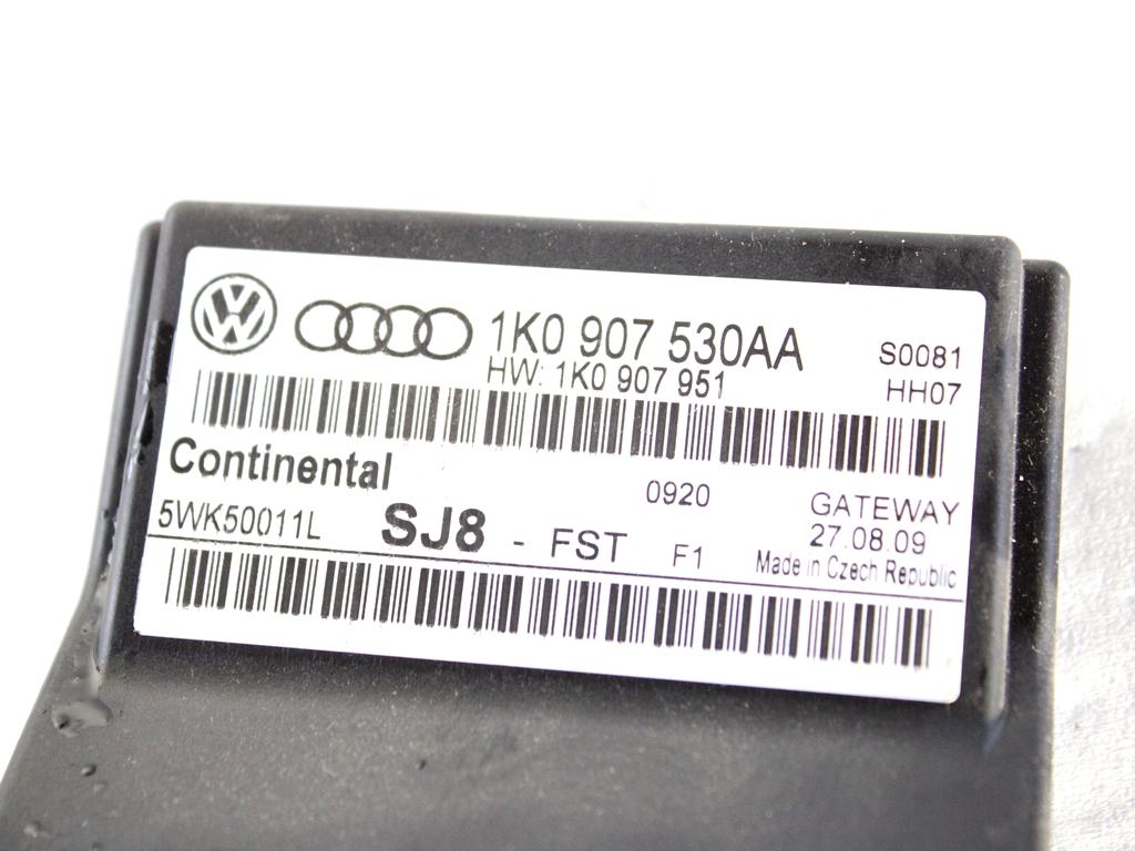 1K0907530AA CENTRALINA GATEWAY VOLKSWAGEN GOLF PLUS 1.4 B 90KW 6M 5P (2009) RICAMBIO USATO