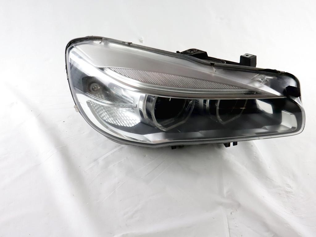 63117391402 FARO FANALE ANTERIORE DESTRO LED BMW SERIE 2 216D F45 ACTIVE TOURER 1.5 D 85KW 6M 5P (2015) RICAMBIO USATO SCOCCA E LENTE TRASPARENTE DANNEGGIATI
