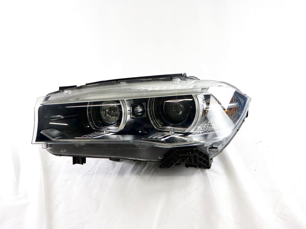 63117317105 FARO FANALE ANTERIORE SINISTRO BMW SERIE X5 F15 3.0 D AUT 160KW (2016) RICAMBIO USATO LENTE TRASPARENTE DANNEGGIATA