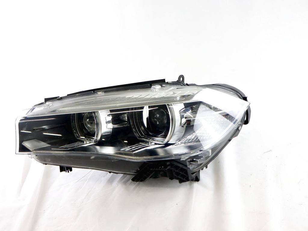63117317105 FARO FANALE ANTERIORE SINISTRO BMW SERIE X5 F15 3.0 D AUT 160KW (2016) RICAMBIO USATO LENTE TRASPARENTE DANNEGGIATA