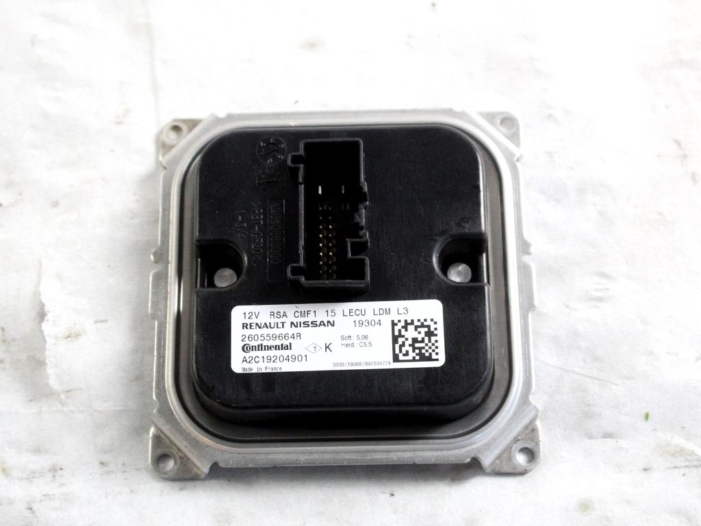 260559664R CENTRALINA FARI XENON RENAULT KADJAR 1.7 D 4X4 110KW 6M 5P (2019) RICAMBIO USATO