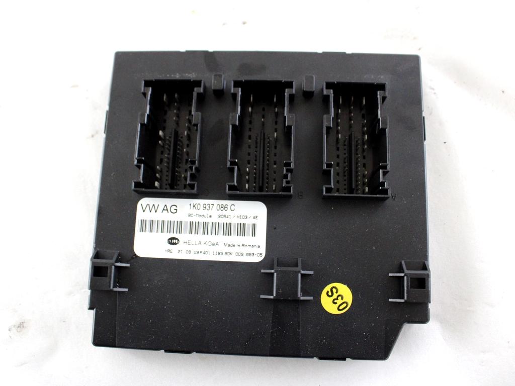 03C906016 KIT ACCENSIONE AVVIAMENTO VOLKSWAGEN GOLF PLUS 1.4 B 90KW 6M 5P (2009) RICAMBIO USATO CON CENTRALINA MOTORE, QUADRO STRUMENTI CONTACHILOMETRI, BLOCCHETTI ACCENSIONE APERTURA CON DOPPIA CHIAVE 1K0905851B 1K0937086C 5M0920882X