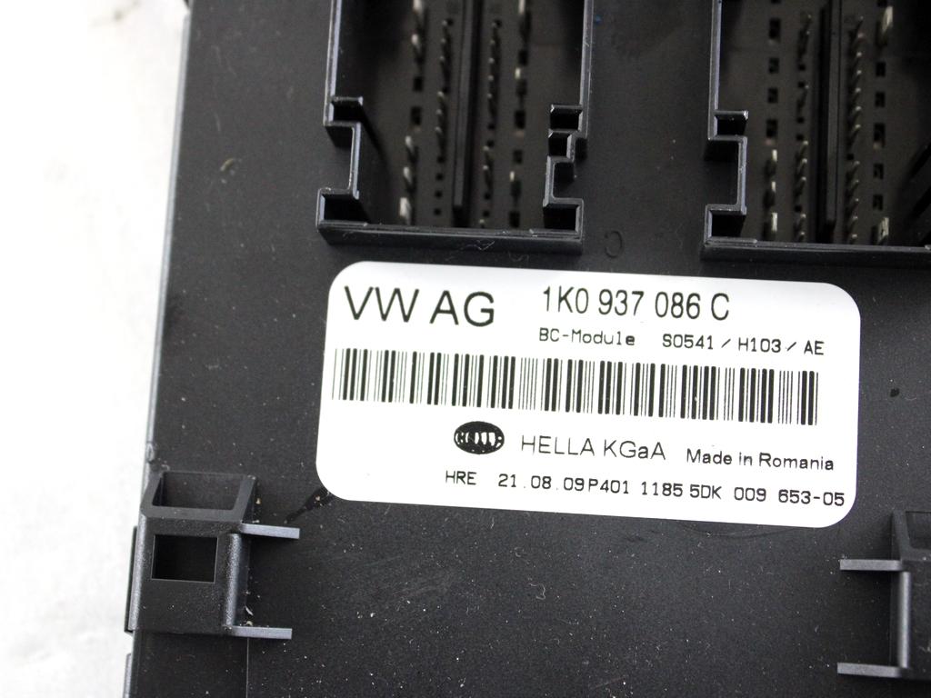 03C906016 KIT ACCENSIONE AVVIAMENTO VOLKSWAGEN GOLF PLUS 1.4 B 90KW 6M 5P (2009) RICAMBIO USATO CON CENTRALINA MOTORE, QUADRO STRUMENTI CONTACHILOMETRI, BLOCCHETTI ACCENSIONE APERTURA CON DOPPIA CHIAVE 1K0905851B 1K0937086C 5M0920882X