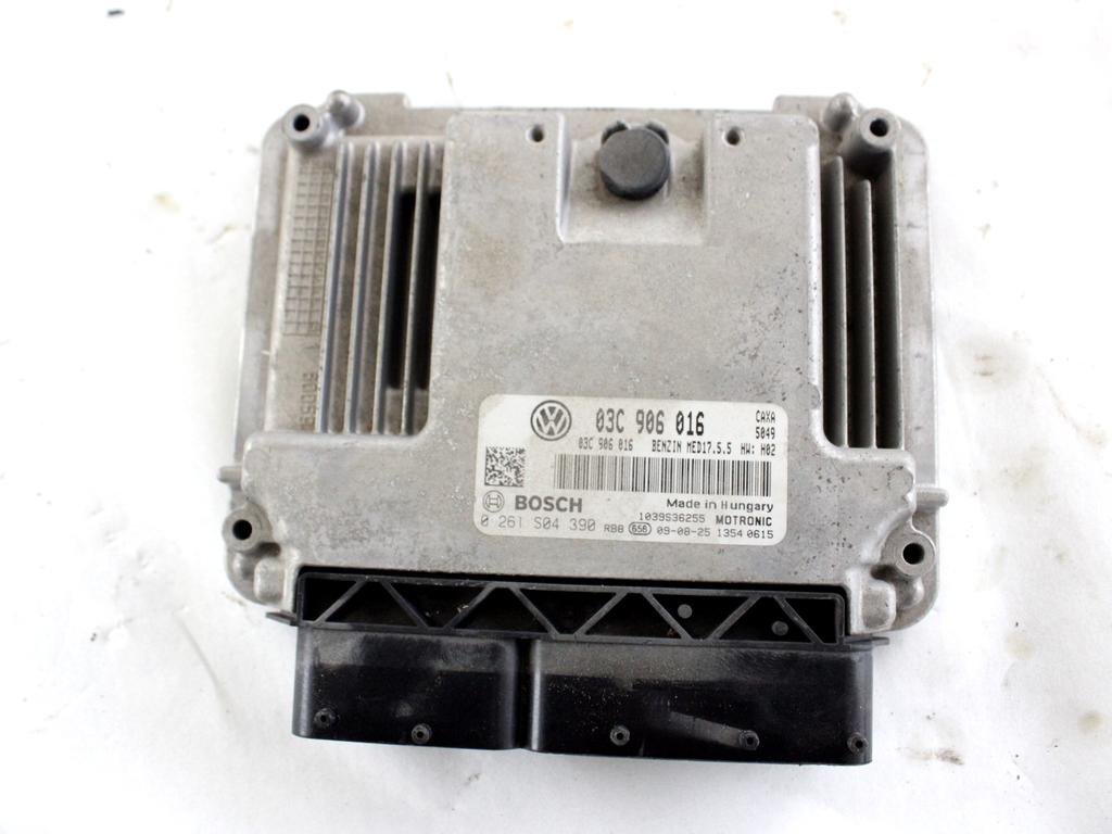 03C906016 KIT ACCENSIONE AVVIAMENTO VOLKSWAGEN GOLF PLUS 1.4 B 90KW 6M 5P (2009) RICAMBIO USATO CON CENTRALINA MOTORE, QUADRO STRUMENTI CONTACHILOMETRI, BLOCCHETTI ACCENSIONE APERTURA CON DOPPIA CHIAVE 1K0905851B 1K0937086C 5M0920882X