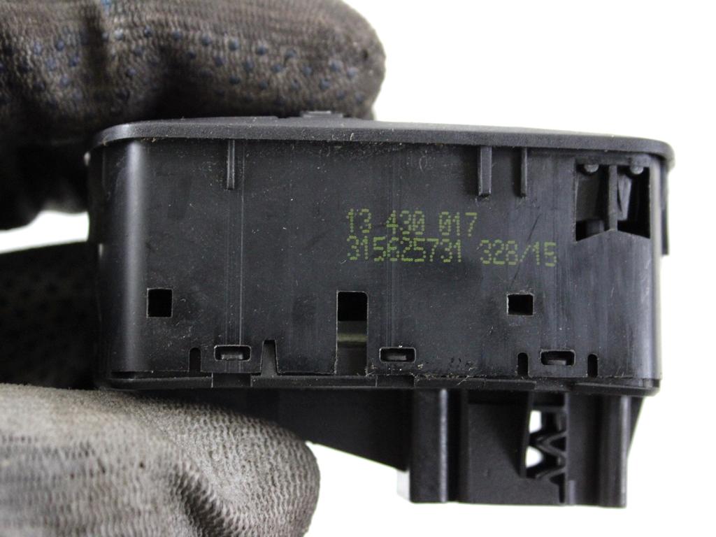 13430017 GRUPPO DI COMANDO ALZA-VETRI ALZA-CRISTALLI PORTA ANTERIORE SINISTRA OPEL CORSA E 1.2 B 51KW 5M 5P (2016) RICAMBIO USATO